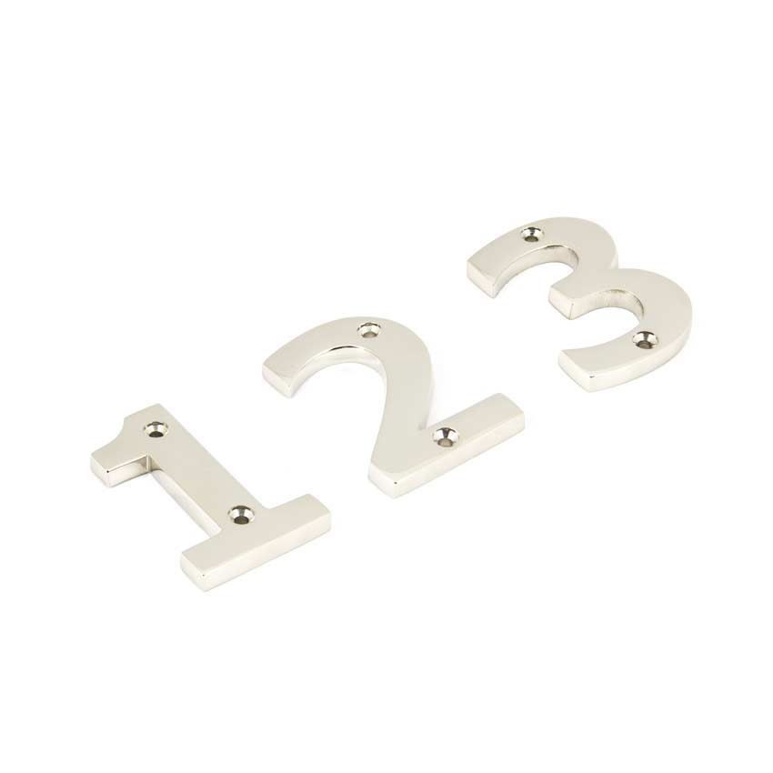 From The Anvil Polished Nickel Numerals - 90310 