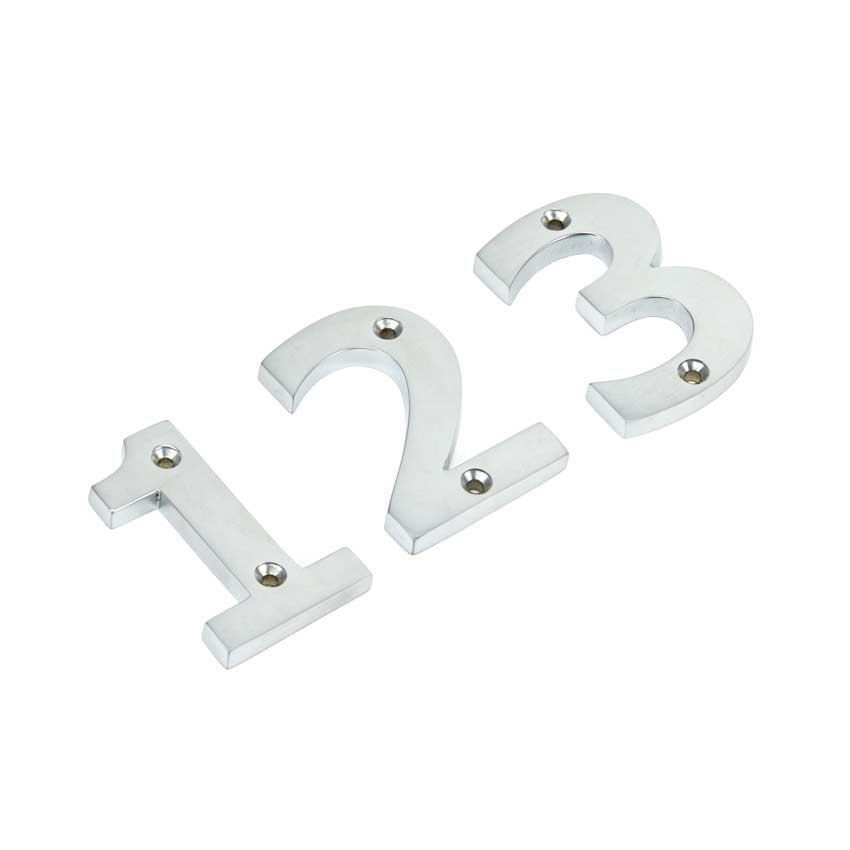 From The Anvil Satin Chrome Numerals - 83920 