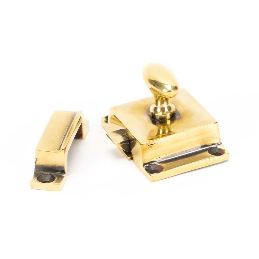 Aged Brass Cabinet Latch - 46046