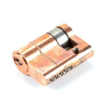 Polished Bronze 5 Pin Single Euro Cylinder - 45877