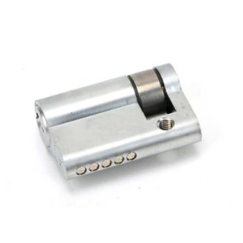 Satin Chrome 5 Pin Single Euro Cylinder - 46280