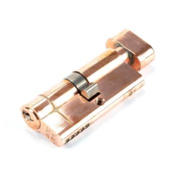 Polished Bronze 5 Pin Euro Cylinder/Thumbturn - 45841