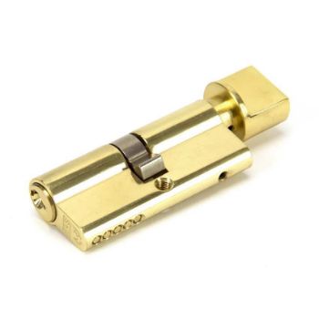 Lacquered Brass 5 Pin Euro Cylinder/Thumbturn - 91867