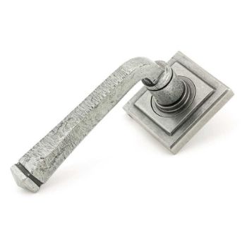 Avon Lever on a Square Rose in Pewter - Unsprung - 49968
