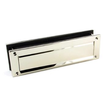 Polished Nickel Traditional Letterbox - 45443 