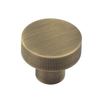 Thaxted Cupboard Cabinet Knobs in Antique Brass - HOX230AB