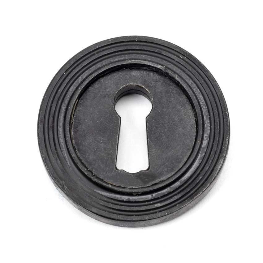 External Beeswax Round Beehive Standard Profile Escutcheon - From the Anvil - 45701