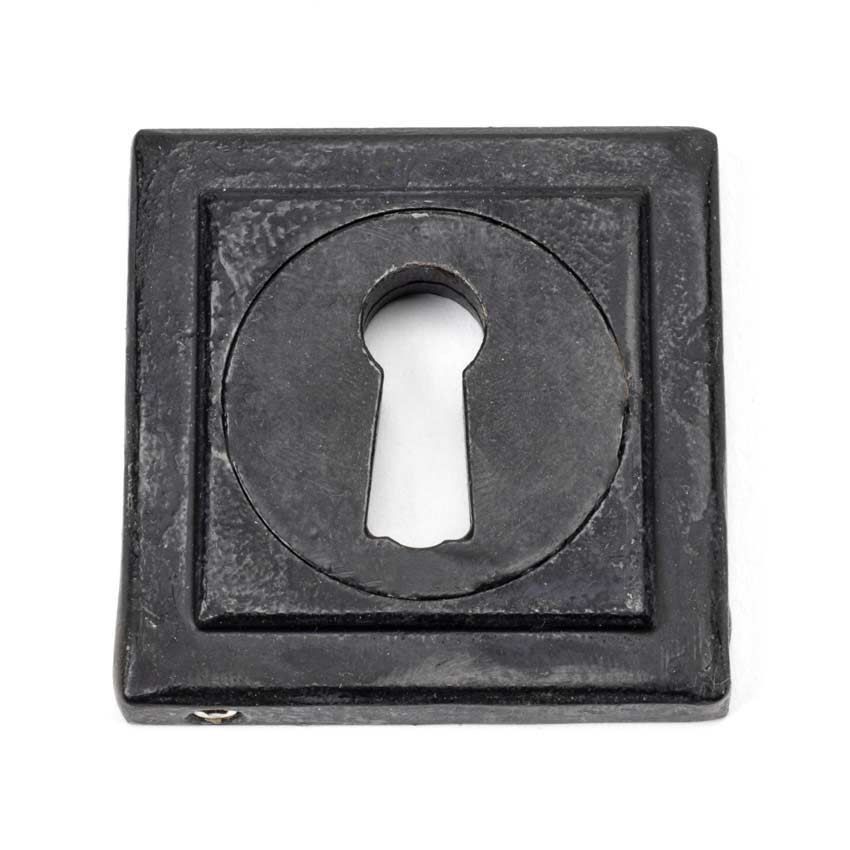 External Beeswax Square Standard Profile Escutcheon - From the Anvil - 45702
