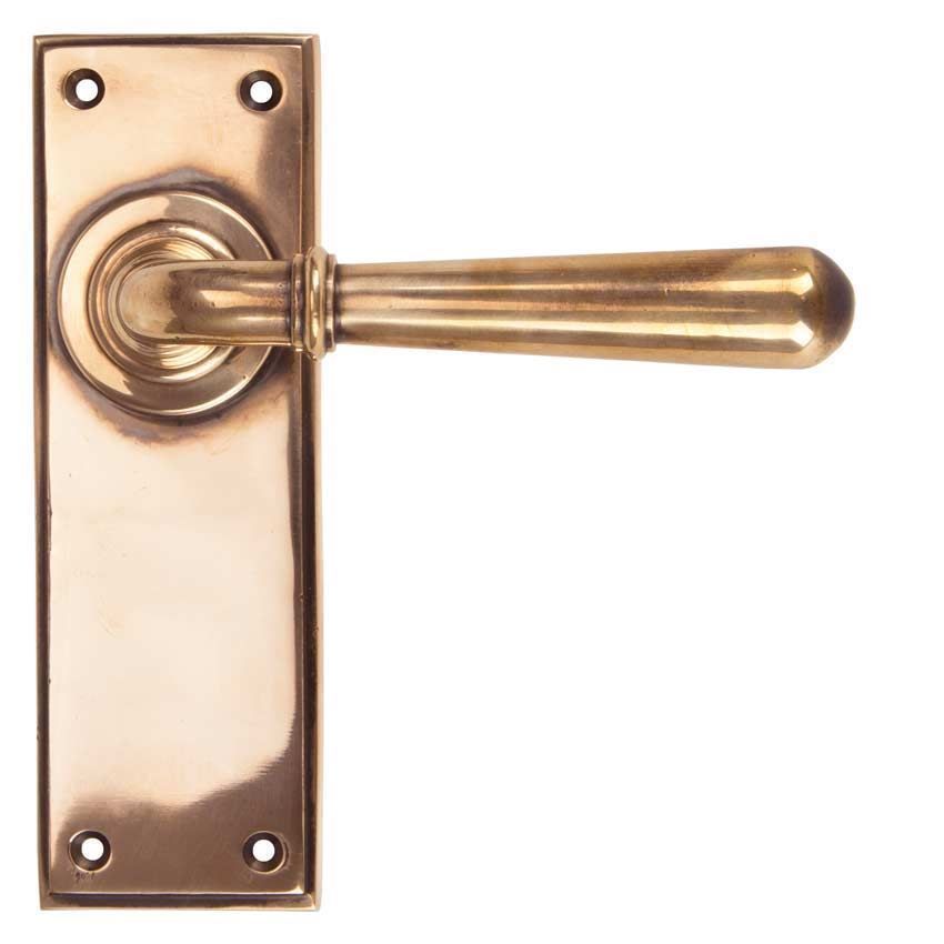 Polished Bronze Newbury Door Handles - 91920 