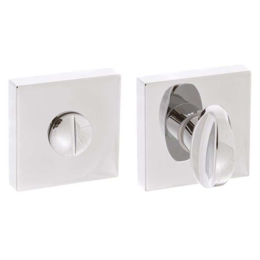 Forme Square Polished Nickel WC Turn and Release - FMSWCPN
