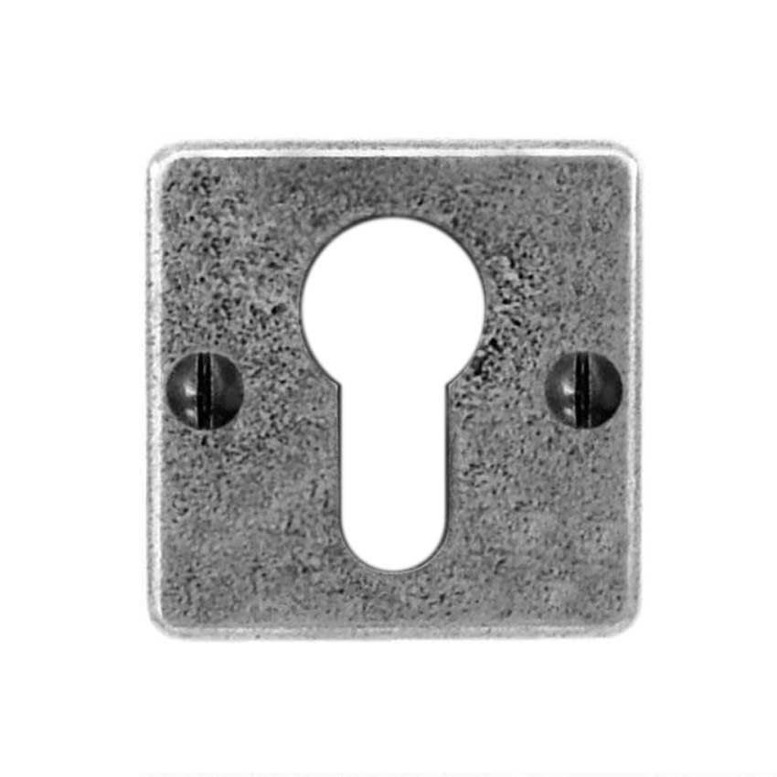 Square Euro Profile Keyhole Cover Escutcheon - FD000C 