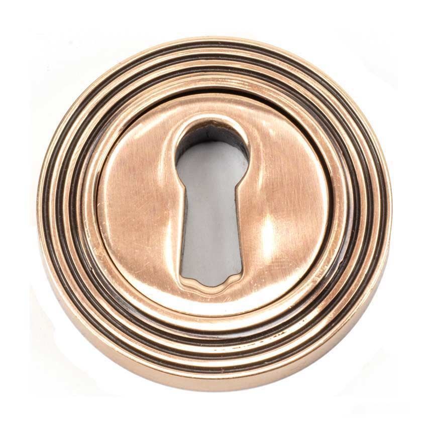 Polished Bronze Round Beehive Escutcheon - 46119