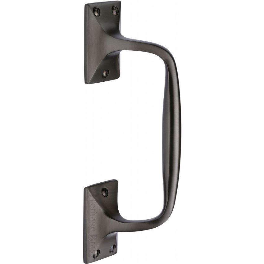 Offset Pull Door Handle in Matt Bronze - V1150-MB 