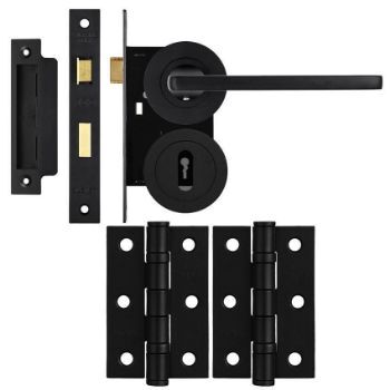 Leon Locking Door Pack - ZPA010-MBLK