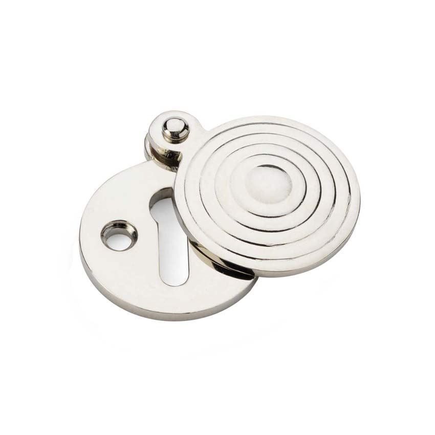 Alexander and Wilks Standard Key Profile Round Escutcheon with Christoph Design Cover - AW382-PN 