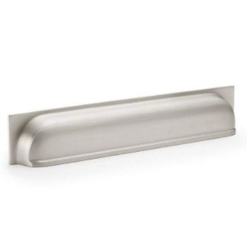 Alexander and Wilks Quantock Cup Pull Handle - Satin Nickel - AW905SN
