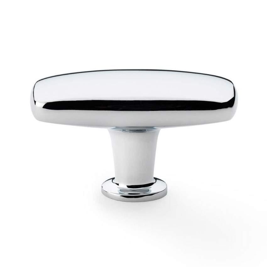 Alexander and Wilks Romulus Soap Bar Cupboard Knob in Polished Chrome - AW822-PC