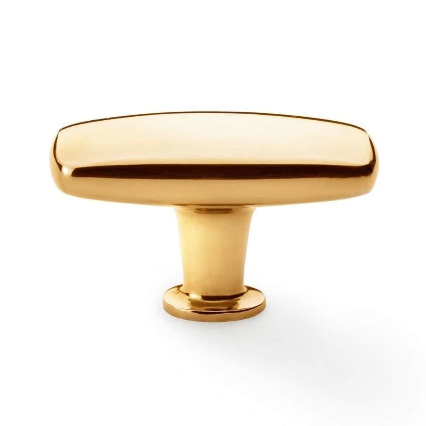 Alexander and Wilks Romulus Soap Bar Cupboard Knob in Bunished Brass - AW822-BB