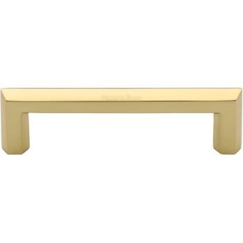 Hex Profile Cabinet Pull Handle in Polished Brass - C4473-PB 