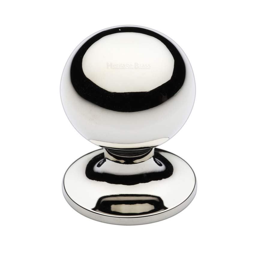 Ball Cabinet Knob in Polished Nickel - C8321-PNF 