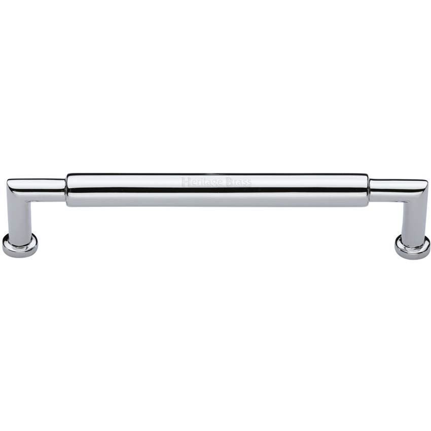 Bauhaus Round Cabinet Pull Handle in Polished Chrome - C0319-PC 