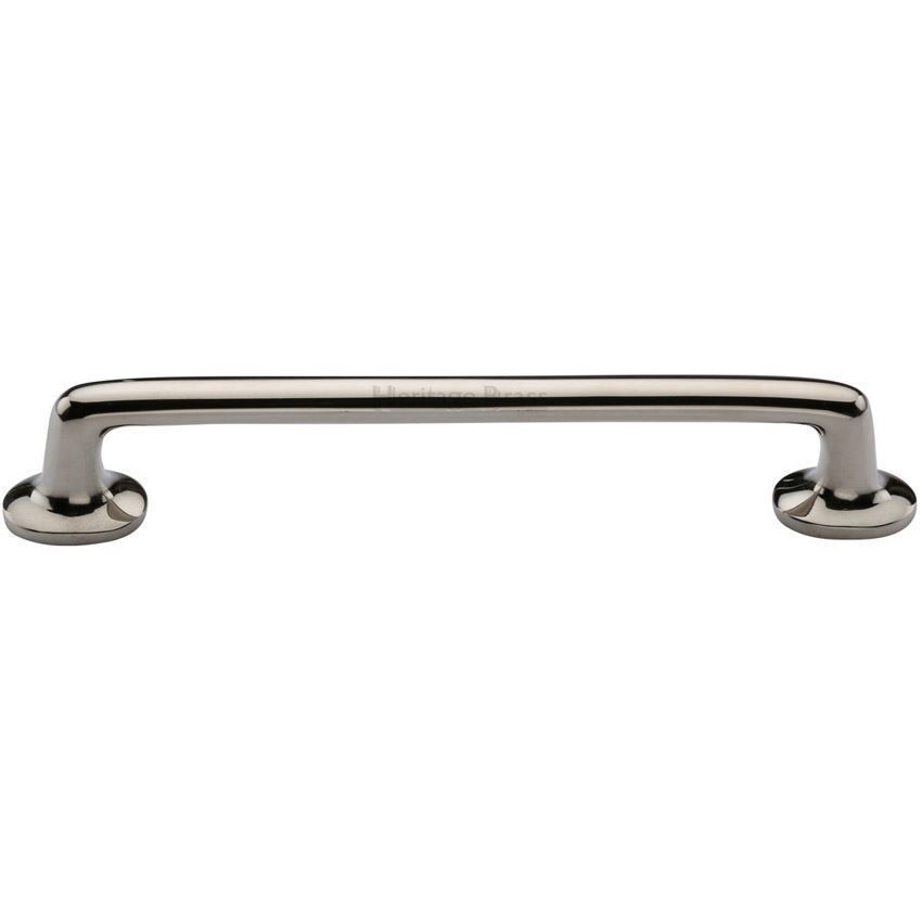 Curved Pull Handle in Polished Nickel- C0376-PNF