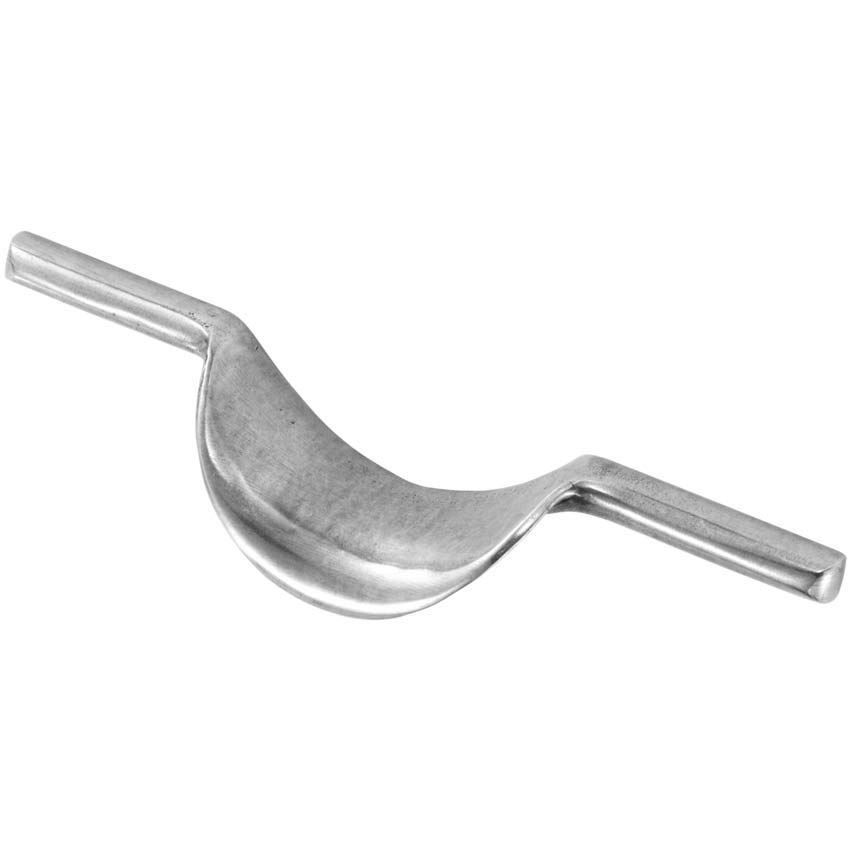Organic large pewter cabinet cup handle - FD210