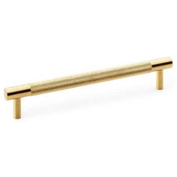 Alexander and Wilks Brunel Knurled T-Bar Handle in Satin Brass Finish AW810-SBPVD