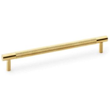 Alexander and Wilks Brunel Knurled T-Bar Handle in Satin Brass Finish AW810-SBPVD