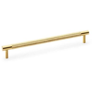 Alexander and Wilks Brunel Knurled T-Bar Handle in Satin Brass Finish AW810-SBPVD 
