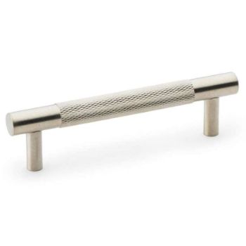 Alexander and Wilks Brunel Knurled T-Bar Handle in Satin Nickel PVD Finish AW810-SNPVD
