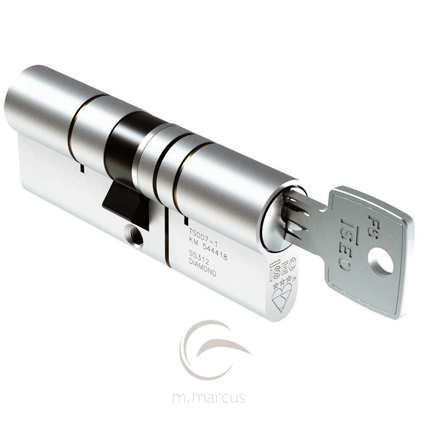 3 Star High Security Cylinder Key-Key in Polished Nickel - IS82F60-3 