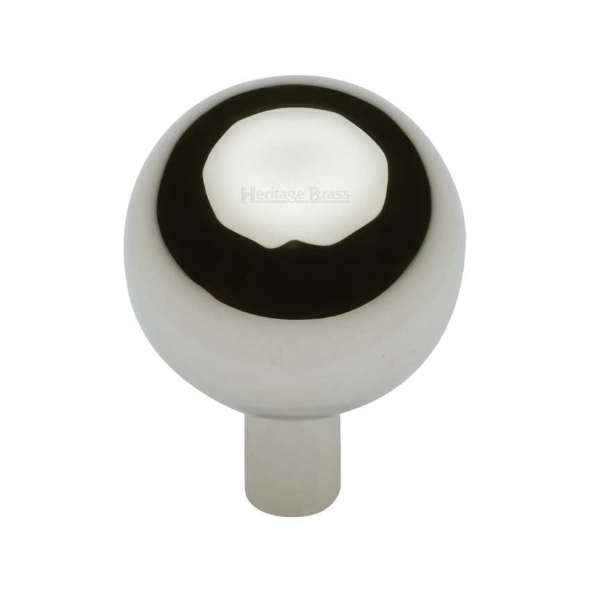 Sphere Cabinet Knob in Polished Nickel - C8323-PNF