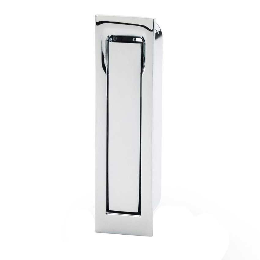 Pocket Door Edge Pull in Polished Chrome - AW990PC