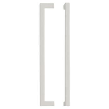 Matt White Square Block Cabinet Handle - TDFPS-MW