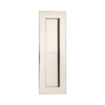 Rectangular Flush Pull in Polished Nickel - C1855-PNF