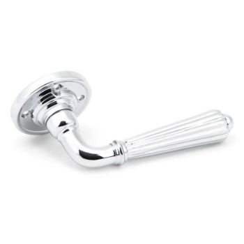 Polished Chrome Hinton Lever on Rose - Unsprung - 50083 