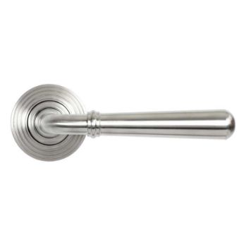 Satin Marine Stainless Steel (316) Newbury Lever on a Beehive Rose - 46512 
