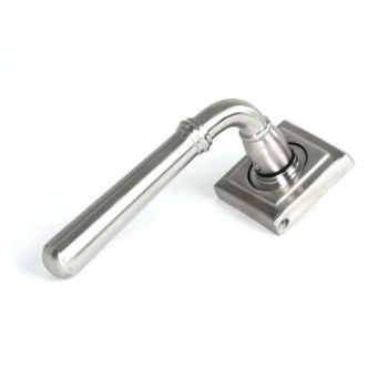 Satin Marine Stainless Steel (316) Newbury Lever on a Square Rose - 46513