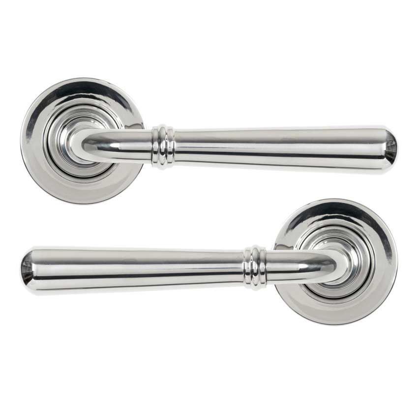 Polished Marine Stainless Steel (316) Newbury Lever on a Plain Rose - 46540 