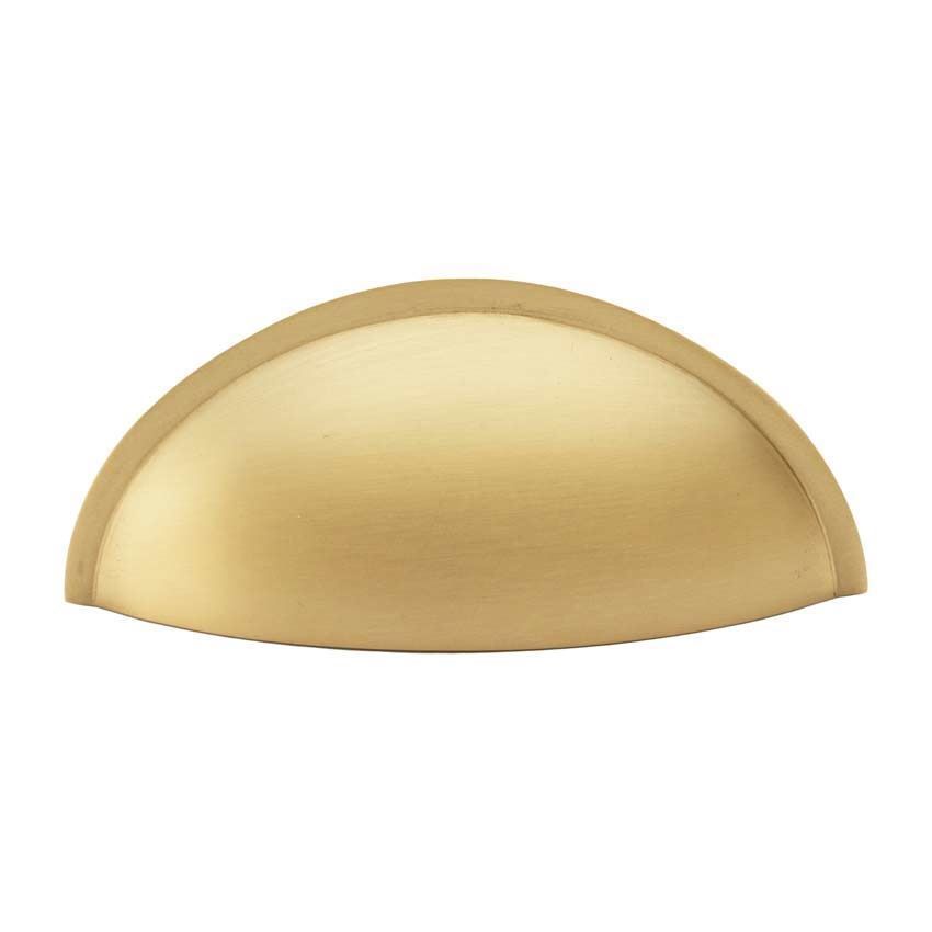 Quieslade Cup Handle in Satin Brass - AW909SB