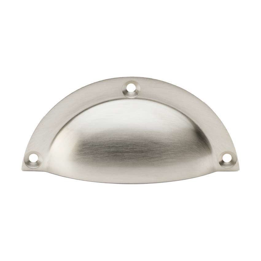 Raoul Cup Handle in Satin Nickel - AW910SN