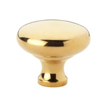 Wade Round Cabinet Knob in Polished Brass - AW836-PB