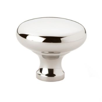 Wade Round Cabinet Knob in Polished Nickel - AW836-PN