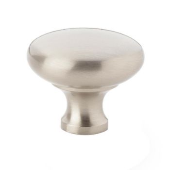 Wade Round Cabinet Knob in Satin Nickel - AW836-SN