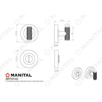 Syntax Turn & Release in Matt Black - ARTSY40MB