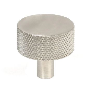 Satin Stainless Steel Brompton Cabinet Knob - 46851 