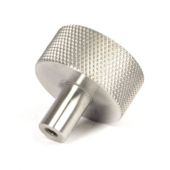 Satin Stainless Steel Brompton Cabinet Knob - 46851