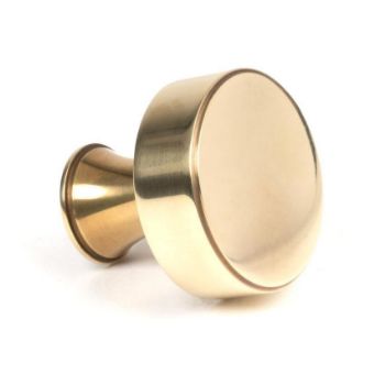 Scully Cabinet Knob in Aged Brass - 50498