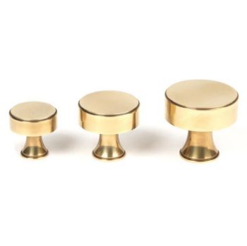 Scully Cabinet Knob in Aged Brass - 50498